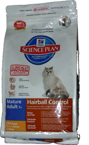 Hills Science Plan 7610 Hill's Feline Hairball Control Mature Adult Senior 1,5kg von Hill's