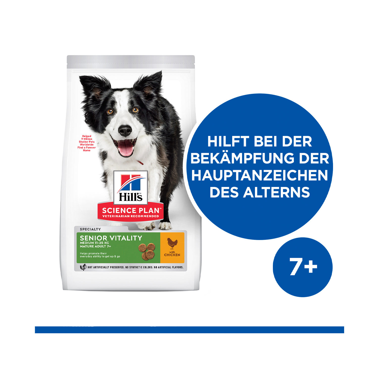 Hills Science Plan - Canine - Senior Vitality Small & Miniature Hundefutter - 6 kg von Hills