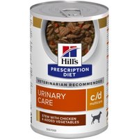 Hill's Prescription Diet c/d Multicare Canine Ragout mit Huhn und zugefügtem Gemüse 12x354g von Hills