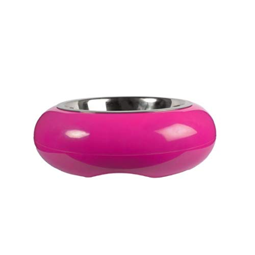 Hing Pet Katze Hund Füttern Pod Schüssel, 300 g, klein, pink von Hing