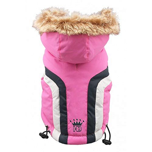 Hip Doggie HD-5SAPK-L Swiss Alpine Ski Vest Hundemantel, rosa, L von Hip Doggie