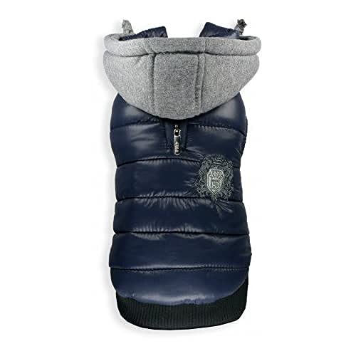 Hip Doggie HD-5SPVN Sporty Puffer Vest Hundemantel, L, Navy von Hip Doggie