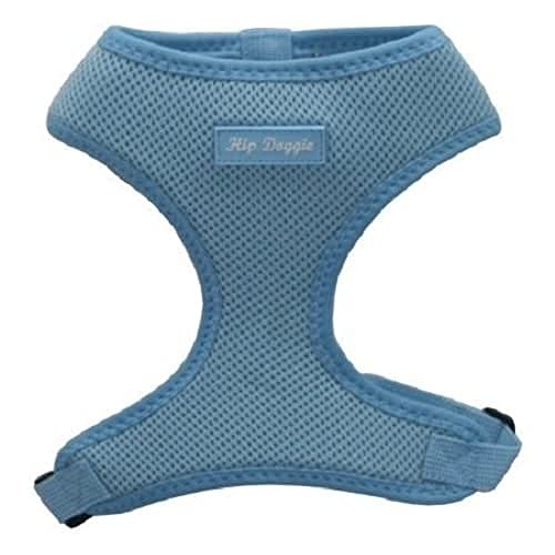 Hip Doggie HD-6PMHBL Ultra Comfort Harness Vest Hundegeschirr, L, blau von Hip Doggie