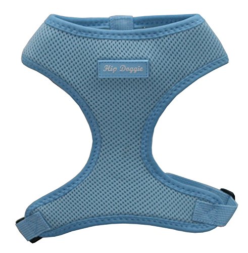 Hip Doggie HD-6PMHBL Ultra Comfort Harness Vest Hundegeschirr, XXL, blau von Hip Doggie