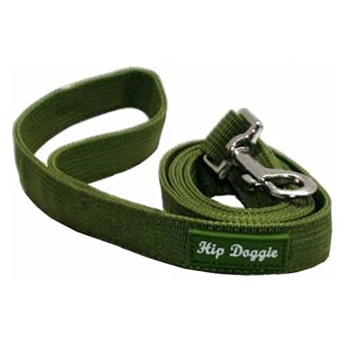 Hip Doggie HD-6PMHGR Leash Hundeleine, olivegrün von Hip Doggie