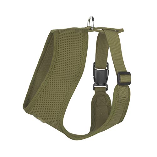 Hip Doggie HD-6PMHGR Ultra Comfort Harness Vest Hundegeschirr, XXXL, olivegrün von Hip Doggie