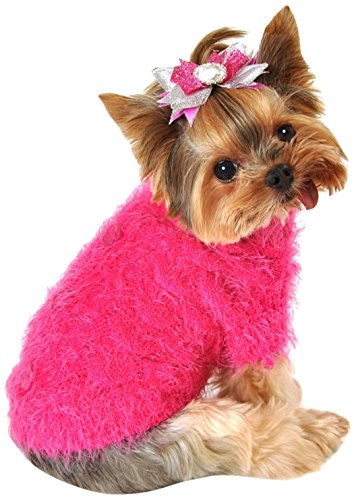 Hip Doggie HD-7MBS-XS Angora Blossom Sweater - Hundepullover, XS von Hip Doggie