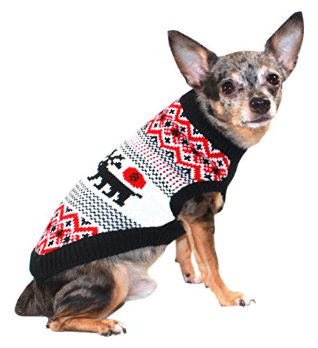 Hip Doggie HD-7MSTN-L Moose Lodge Sweater - Hundepullover, L von Hip Doggie