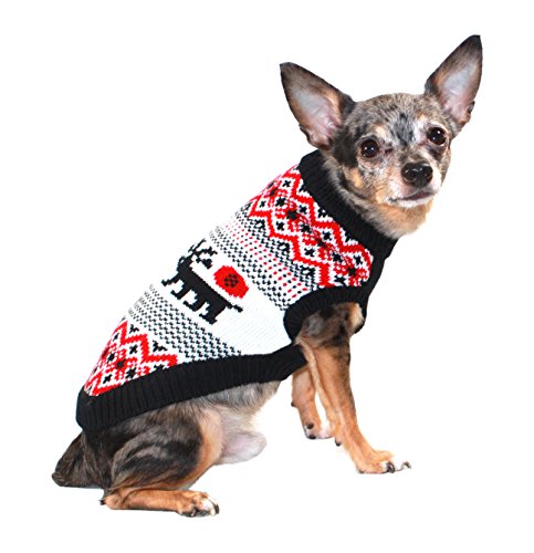 Hip Doggie HD-7MSTN-M Moose Lodge Sweater - Hundepullover, M von Hip Doggie