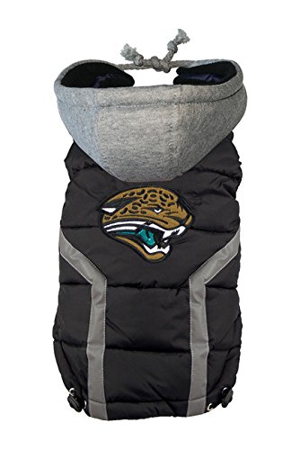 Hip Doggie NFL Jaguars Kapuzenpullover für Haustiere, Größe L von Hip Doggie