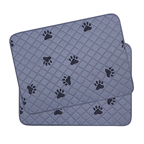 Hisprout Reusable Puppy Training Pad, 2-Packs,Highly Absorbert Pee Pads for Dogs,Machine Washable Pet Pads Geeignet für Hunde, Katzen und Kaninchen(45 * 60cm) von Hisprout