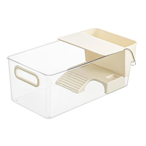 Hitburu Aquatic Turtle Tank,Reptiliengehege - Klarer Lebensraum Zuchtbox mit Sonnenplatz für Amphibien Fische Kleintiere Reptilien Hitburu Aquatic Turtle Tank,Reptiliengehege - Klarer Lebensraum Zuchtbox mit Sonnenplatz für Amphibien Fische Kleintiere Reptilien von Hitburu