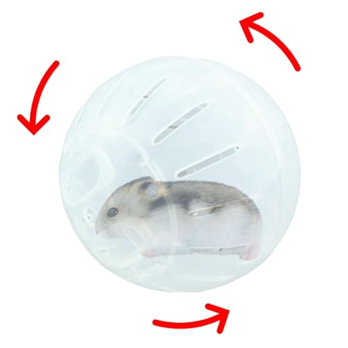 Hitburu Hamster-Laufbälle,Hamsterball | Laufrad für Kleintiere | Sicher laufendes Hamsterrad-Kleintier-Übungsbälle für Ihr Haustier von Hitburu