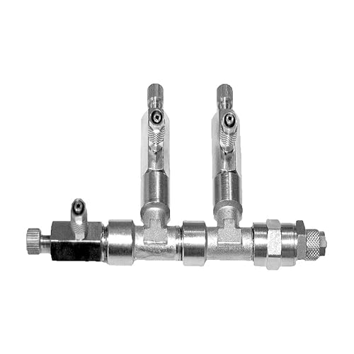 Hiwi CO2 Verteiler 3-Fach mit 4/6 Schlauchanschluß+RV von Hiwi