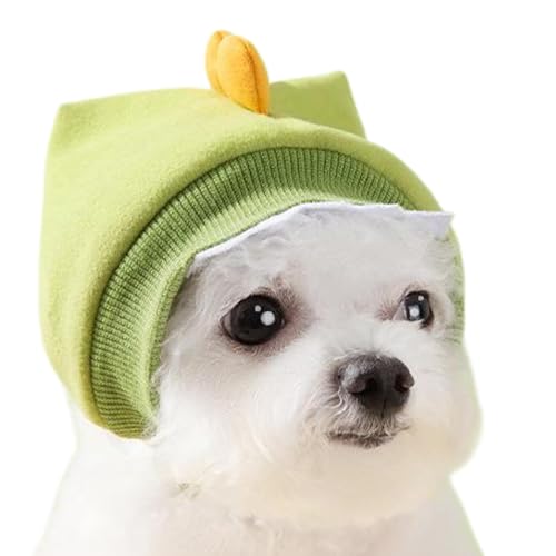 Beruhigender Hundehut, trendige, beruhigende Katzenkopfablage, Tierform-Design, Haustier-Kopfbedeckung, beruhigender Kapuzenpullover, Kopfwarp, einfach zu bedienen, tragbar für kleine Hunde von Hjatirace