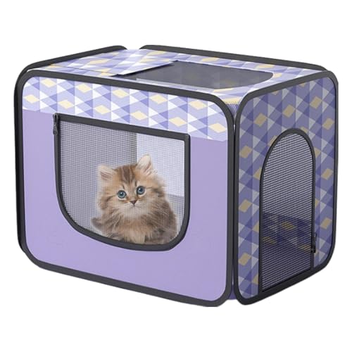 Foldable Pet Dryer Box, Breathable Pet Drying Chamber, Portable Dog Cat Drying Crate, Anti-Flying Hair Pet Kennel, Soft Pet Drying Box, Foldable Hair-Resistant Pet Drying Kennel for Pets von Hjatirace