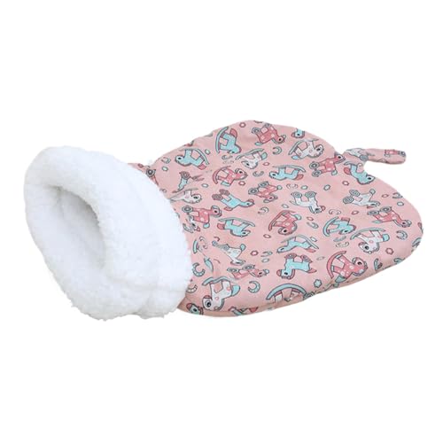 Hjatirace Dog Sleeping Bag, Soft Kitten Cave Bed Sleeping Bed, Pet Supplies Winter, Pocket Cat Nest Suitable, Cozy Winter Pocket Cat Nest, Easy to Use, Portable for Warmth Comfort von Hjatirace