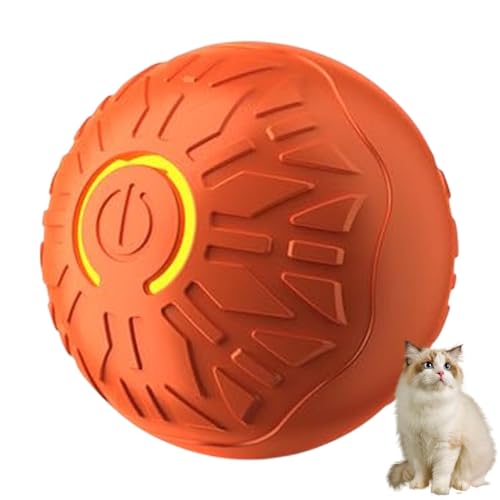 USB-Hundeball zum Schütteln, interaktives Spielen, Wackelball-Spielzeug für Hunde, automatisches Hunde-Vibrationsball-Haustierspielzeug, USB-bewegliches Hundespielzeug, einfach zu bedienen, tragbar fü von Hjatirace