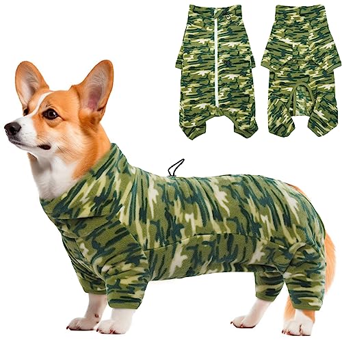 Hjyokuso Hundemantel Winter, Hundejacke, Weicher Fleece Hundepullover FüR Kleine MittelgroßE Grosse Hunde, Winddichte Haustierkleidung Outfit Mit ReißVerschluss, Chihuahua Kleidung (XXS-3Xl) von Hjyokuso