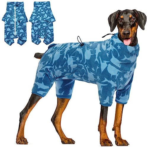 Hjyokuso Hundemantel Winter, Hundejacke, Weicher Fleece Hundepullover FüR Kleine MittelgroßE Grosse Hunde, Winddichte Haustierkleidung Outfit Mit ReißVerschluss, Chihuahua Kleidung (XXS-3Xl) von Hjyokuso