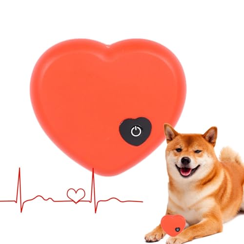 Hlagmix Heartbeat-Ersatz,Entspannender Herzschlag-Ersatzschnuller, realistisch | Langlebiges Katzenspielzeug, tragbares Herzschlagspielzeug für Hunde, beruhigendes Hundespielzeug für Welpen, von Hlagmix