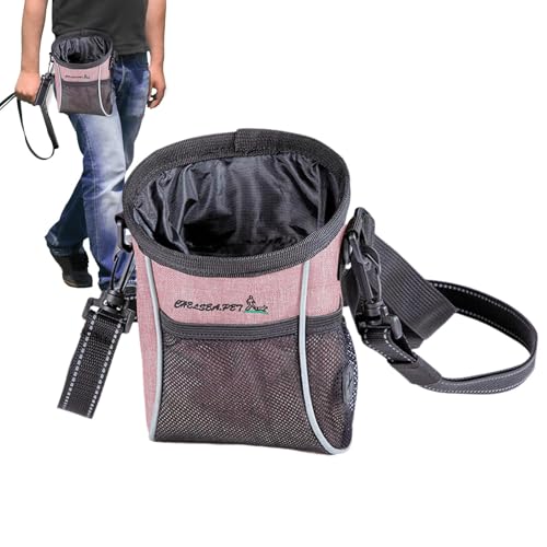 Hlagmix Hundetrainings-Snacktasche, Hundetrainingstasche - Taillen-Gürteltasche Oxford-Tasche für Hundetraining | Tragbare Hundeauslauftasche mit verstellbarem Gürtel für Tierfutter, Tierspielzeug, von Hlagmix