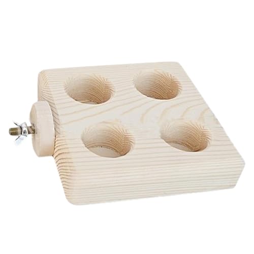 Hlagmix Vogel-Puzzle-Spielzeug aus Holz, Futterspuzzle-Spielzeug für Papageien, Spielzeug für Vogelstangen im Käfig für Nymphensittiche, Graupapageien, Aras, Conure von Hlagmix