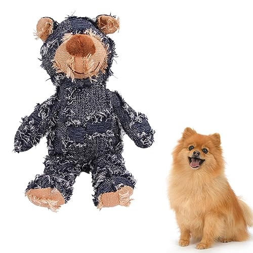 Extremebear ZerstörBär, Extreme Bear Dog Toy, Bettelbär-Spielzeug ür Haustiere, Plüschbär Spielzeug Haustier Spielzeug, Katzen -Dog -Spielzeug, Squeaky Toys (Blau) von HoGeGe