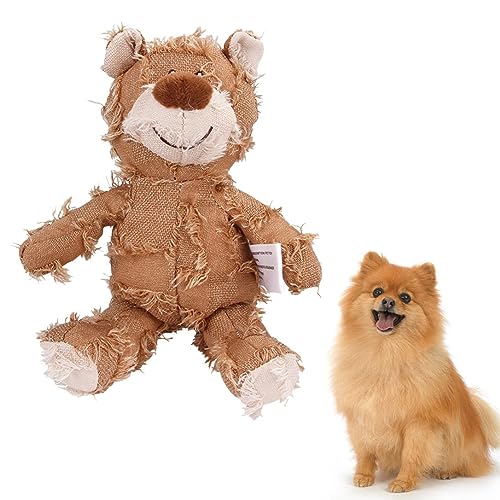 Extremebear ZerstörBär, Extreme Bear Dog Toy, Bettelbär-Spielzeug ür Haustiere, Plüschbär Spielzeug Haustier Spielzeug, Katzen -Dog -Spielzeug, Squeaky Toys (Gelb) von HoGeGe