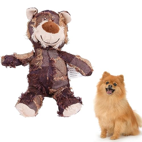 Extremebear ZerstörBär, Extreme Bear Dog Toy, Bettelbär-Spielzeug ür Haustiere, Plüschbär Spielzeug Haustier Spielzeug, Katzen -Dog -Spielzeug, Squeaky Toys (Lila) von HoGeGe