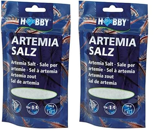 Hobby 21600 Artemia Salz, 195 g für 6 l, 4 Stück (Packung mit 2) von Hobby