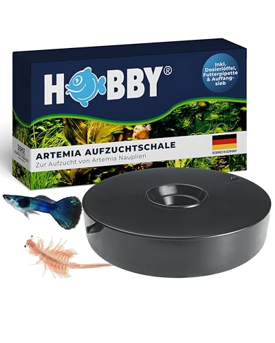 HOBBY Aquaristik Artemia Aufzuchtschale I Mit Sieb, Trennschale und Dosierlöffel I Einfache und flexible Nutzung I Kein Belüfter nötig I Ideal für Anfänger und Profis von Hobby