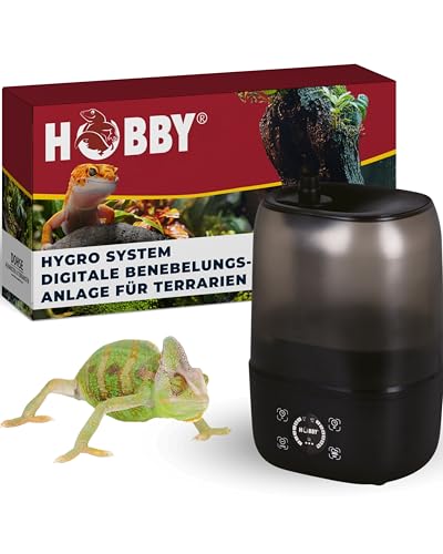 Hobby Terraristik Hygro System I Digitale Benebelungsanlage für Terrarien I hygienisch & wartungsfreundlich I Terrarium Luftbefeuchter I effizientes Benebelungssystem mit 4L Wassertank von Hobby