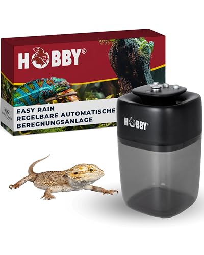 HOBBY Terraristik Easy Rain I automatische Beregnungsanlage für Terrarien I regelbares Beregnungssystem für Reptilien, Amphibien und Pflanzenhabitate I effizientes Befeuchtungssystem mit 9L Wassertank von Hobby