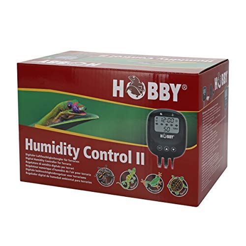 HOBBY Aquaristik Humidity Control II I digitale Steuereinheit für Luftfeuchte I inkl. Nachtabsenkung I 2 Steckplätze I für Terrarien und Gewächshäuser von Hobby