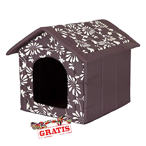 HobbyDog BUDBWK1 + Spieltau gratis Hundehöhle Katzenhöhle Hundebett Hundehaus Schlafplatz Hundekorb Hund Haus Hundehütte R1-R4 (R1 (38 x 32 cm)) von HobbyDog