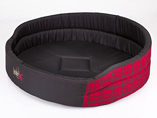 Hobbydog R2 PIACWK5 Dog Bed of Foam R2 47X33 cmred Withgrid, S, Red, 700 g von Hobbydog