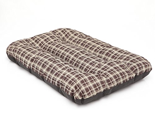 Hobbydog R3 ECPBRK10 Dog Mattress Eco Prestige R3 115X80 cm Brown with Grid, XL, Brown, 2.6 kg von Hobbydog