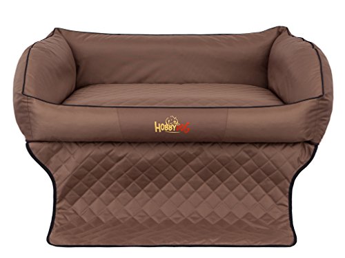 Hobbydog R4 ROTJBR1 Royal Trunk Das Lager/Bett, Die Couch für einen Hund Zum Kofferraum, 110 x 100 cm, XXL, Light braun von Hobbydog