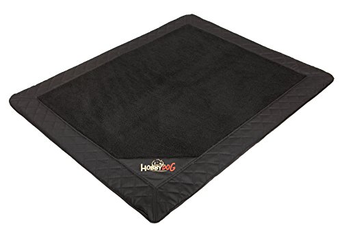 DOGGY Hobbydog XLMEXCZA4 Hundematte Hundebett Hundesofa Hundekorb Exclusive, XL, 110 x 90 x 3 cm, schwarz von Hobbydog