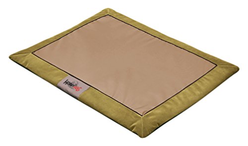 DOGGY Hobbydog XLATAFZK7 Hundematte Hundebett Hundesofa Hundekorb flok, XL, 110 x 90 x 3 cm, Hellbraun von Hobbydog