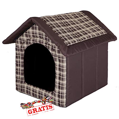 HobbyDog BUDBWK11 + Spieltau gratis Hundehöhle Katzenhöhle Hundebett Hundehaus Schlafplatz Hundekorb Hund Haus Hundehütte R1-R4 (R1 (38 x 32 cm)) von Hobbydog