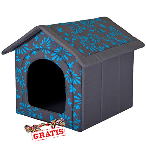 HobbyDog BUDNKW6 + Spieltau gratis Hundehöhle Katzenhöhle Hundebett Hundehaus Schlafplatz Hundekorb Hund Haus Hundehütte R1-R4 (R1 (38 x 32 cm)) von Hobbydog