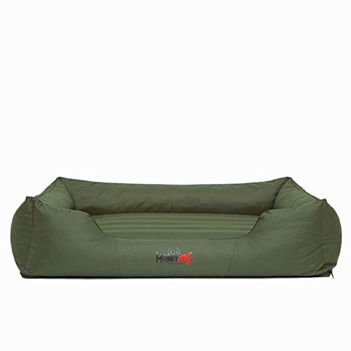 HobbyDog Hundebett Hundekorb Hundesofa für Haustier Grosse Hunde Waschbar - Comfort L - Grün von Hobbydog