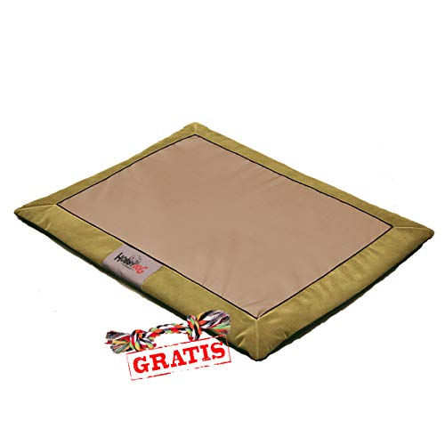 HobbyDog Matte ATAFZK7 + Spieltau gratis Hundematte Hundebett Ruheplatz Hundematratze Hundekissen Schlafplatz (3 Verschiedene Größen) (XL (110 x 90 cm)) von Hobbydog