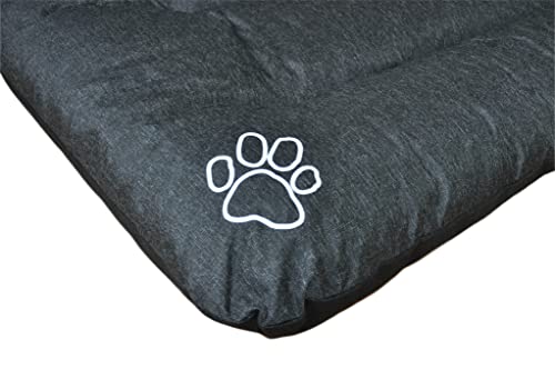 DOGGY Hobbydog R3 ECOGRA3 Hundebett ECO Schlafplatz Ruheplatz Hundematratze Hundekissen, 115 x 80 cm, XXL, grau von DOGGY