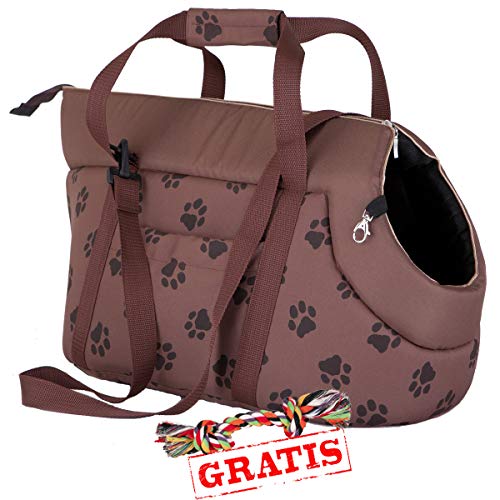 HobbyDog TORJBL5 + Spieltau gratis Transport Bag Transporttasche für Hunde und Katzen Hundetasche Katzentasche Transporttasche Tragetasche Transportbox (3 Verschiedene Größen) (R1 (20 x 36 cm)) von Hobbydog