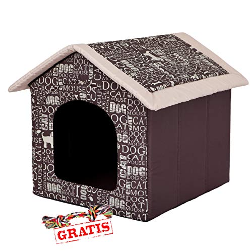 Hobbydog BUDNAP7 + Spieltau gratis Hundehöhle Katzenhöhle Hundebett Hundehaus Schlafplatz Hundekorb Hund Haus Hundehütte R1-R6 (R6 (76 x 72 cm)) von Hobbydog