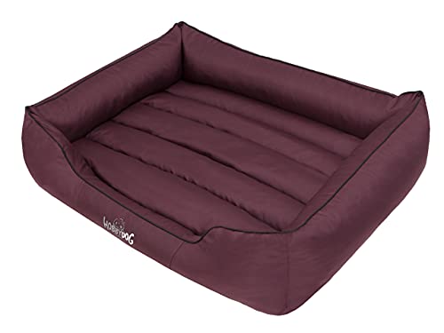 Hobbydog CORBOR11 Hundebett Hundesofa Hundekorb Tierbett Comfort, L, 65 x 50 cm, kastanienbraun von Hobbydog