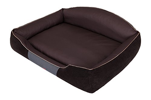 DOGGY Hobbydog KRLSZT1 Hundebett Hundesofa Hundekorb, Größe L, 65 x 50 cm, Krone kord von Hobbydog